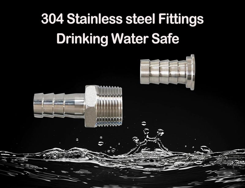 Atlantic RV Drinking Water Safe Hose 5 ft Short Garden Hose Extension: Lead, BPA, Phthalate-Free, and PVC-Free. - Image 3